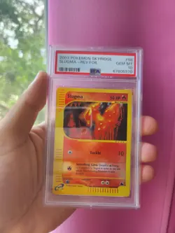 2003 Pokemon Skyridge Slugma #98 Reverse Foil Holo PSA 10 - Low Pop - Pop 31 - Image 1