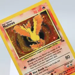 Pokemon TCG - Moltres 12/62 Fossil Holo Rare WOTC - EXC - Image 1