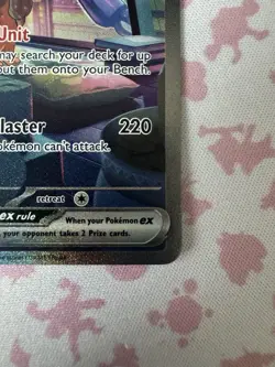 Pokemon TCG Miraidon ex 244/198 SV01 Full Art Holo SIR 220 HP EN - Image 5