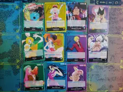 One Piece Card Game Leader Lot of 11 - Including Purple/Black 6000 Luffy! - Image 1