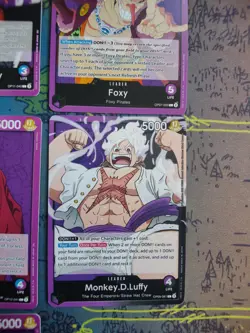 One Piece Card Game Leader Lot of 11 - Including Purple/Black 6000 Luffy! - Image 10