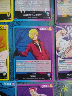 One Piece Card Game Leader Lot of 11 - Including Purple/Black 6000 Luffy! - Image 11