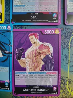 One Piece Card Game Leader Lot of 11 - Including Purple/Black 6000 Luffy! - Image 12