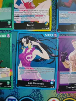 One Piece Card Game Leader Lot of 11 - Including Purple/Black 6000 Luffy! - Image 5