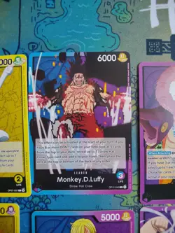 One Piece Card Game Leader Lot of 11 - Including Purple/Black 6000 Luffy! - Image 8