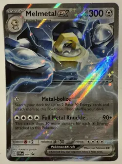 Melmetal EX Pokemon 104 Black Star Promo Pokemon TCG Card Near Mint - Image 1