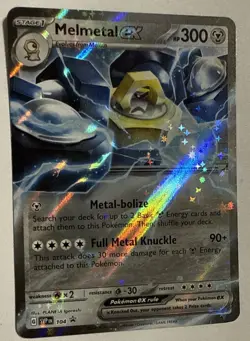 Melmetal EX Pokemon 104 Black Star Promo Pokemon TCG Card Near Mint - Image 2