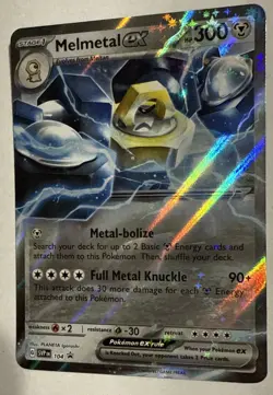 Melmetal EX Pokemon 104 Black Star Promo Pokemon TCG Card Near Mint - Image 3