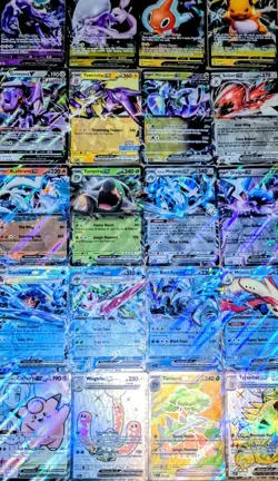 Awesome 42 Pokemon Card Lot ex, Full Art ex, Full Art V TCG CCG - Image 3