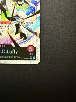 One Piece Monkey D Luffy Starter Deck EX Gear 5 ST21-001 English Leader Parallel - Image 3
