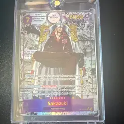 One Piece Card Game Sakazuki OP16-065 Manga Alt Art Holo English - Image 1