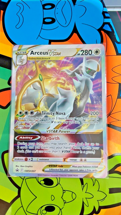 Pokemon Card Arceus VSTAR SWSH307 Black Star Promo Trainer's Toolkit 2023 LP - Image 1