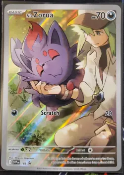 N's Zorua 189 Sv: Scarlet & Violet Promo Cards Holo - Image 1
