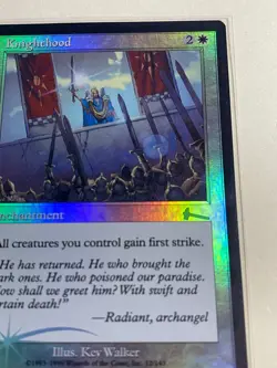 Knighthood FOIL - Magic The Gathering MTG Card - NOT PLAYED - Image 5
