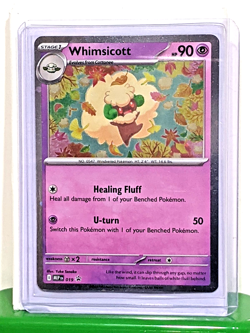 Whimsicott 019 PROMO COSMOS HOLO BLACK STAR Promo Phantasmal Flames Pokemon - Image 1