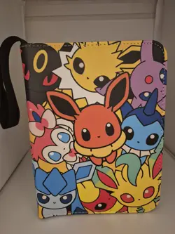 Pokemon Binder With 50 Sleeves , Zip Closure & Wrist Strap NEW - Image 1