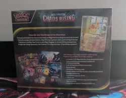 Pokemon Center ETB Chaos Rising Elite Trainer Box Factory Sealed - Image 2