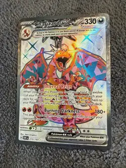 Charizard ex - 215/197 Pokemon SV03: Obsidian Flames Holo Ultra Rare NM - Image 3