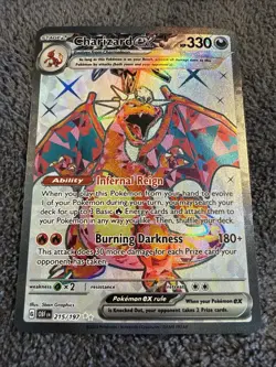 Charizard ex - 215/197 Pokemon SV03: Obsidian Flames Holo Ultra Rare NM - Image 4
