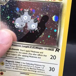 Dark Magneton 11/82 Pokemon TCG Team Rocket Holo Rare Swirl - Image 2