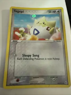 Pokemon TCG Togepi EX Hidden Legends 78/101 Reverse Holo 2004 LP - Image 1