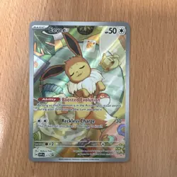 Pokemon Eevee Prismatic Evolutions Promo TCG-Svp173 Holo - Image 1