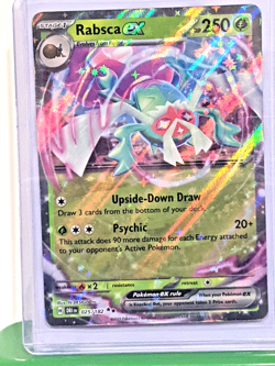 Rabsca ex 025/182 Sv10: Destined Rivals Holo Double Rare NM Pokemon TCG - Image 1