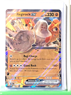 Regirock ex 101/182 Sv10: Destined Rivals Holo Double Rare NM Pokemon TCG - Image 1