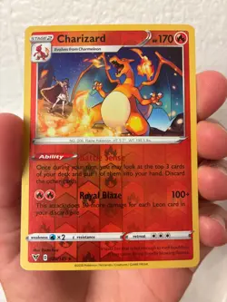 Pokemon CHARIZARD Reverse HOLO Rare SWSH04: "Vivid Voltage"🔥LP! #025/185 - Image 5