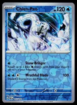 Chien-Pao 057/182 Rare Paradox Rift Pokemon Reverse Holo NM - Image 1