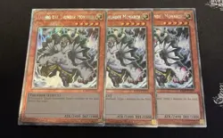 Yugioh 3x Zaborg the Thunder Monarch RA04-EN125 - Image 1