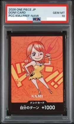PSA 10 Nami DON!! Card Kumamoto Prefecture Promo One Piece Japanese JP 2026 - Image 1