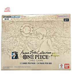 ONE PIECE Extra Booster Anime 25th Collection Box ENGLISH TCG EB02 24Pack-Sealed - Image 1