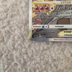 Charizard VSTAR SWSH262 Alternate Art Full Art Black Star Promo Pokemon Card! - Image 2
