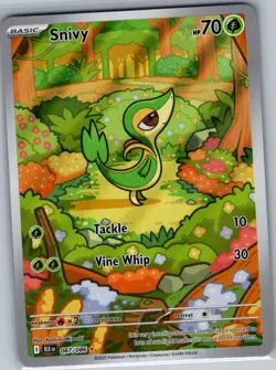 Snivy - 087/086 SV: Black Bolt - Pokemon Card - NM - Image 1