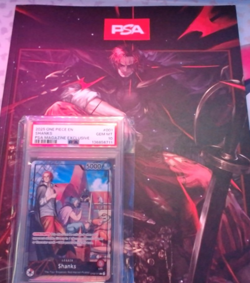 Shanks (2025 PSA Magazine Promo) OP09-001 One Piece Promo Card & Magazine - Image 2