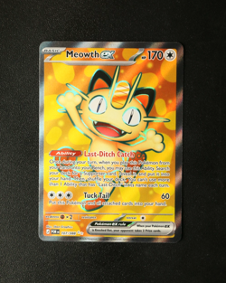 Pokemon Card TCG - Meowth EX 107/088 - Perfect Order - Ultra Rare - NM ⭐ - Image 1