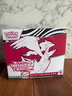 Pokemon Pokemon TCG Scarlet & Violet White Flare Elite Trainer Box 45 Cards New - Image 1