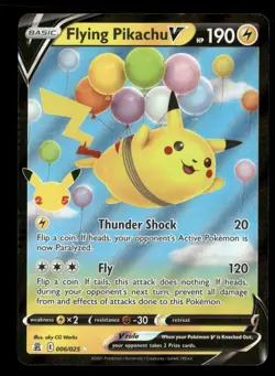 Flying Pikachu V - 006/025 - Ultra Rare - Celebrations - Pokemon Card - NM/M - Image 1