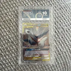 Latias & Latios GX 113/181 ACE 10- Team Up Holo Pokemon Card Gem Mint - Image 1