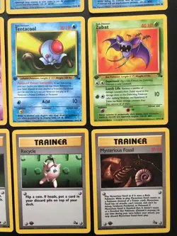 Complete 1st Edition COMMON cards Pokemon FOSSIL Set WOTC Vintage - Image 5