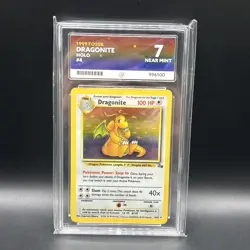 Dragonite 4/62 Holo Fossil Pokemon TCG ACE 7 - Image 1