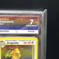 Dragonite 4/62 Holo Fossil Pokemon TCG ACE 7 - Image 3