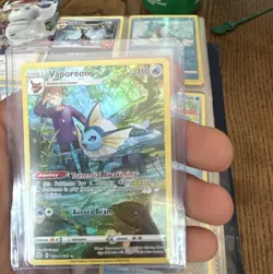The Pokemon Company Vaporeon TG02/TG30 Brilliant Stars Ultra Rare Holo Aurora B… - Image 1