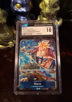 ✨2024 One Piece Promo Marco - OP08 Pre-Release Winner P-071 CGC / PSA 10✨ - Image 1