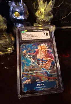 ✨2024 One Piece Promo Marco - OP08 Pre-Release Winner P-071 CGC / PSA 10✨ - Image 5