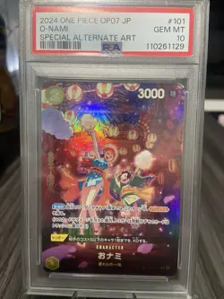 2024 One Piece JPN O-Nami OP07 OP06-101 R Special Alternate Art SP PSA 10 - Image 1