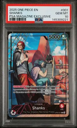 One Piece Boa Hancock and Shanks PSA Magazine Promo 2025 SEQUENTIAL PSA 10s - Image 3