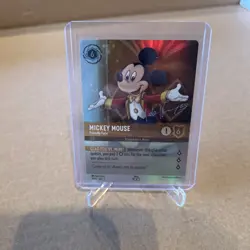 Lorcana MICKEY MOUSE D100 Promo Foil #18/P1 Storyborn hero - Image 1