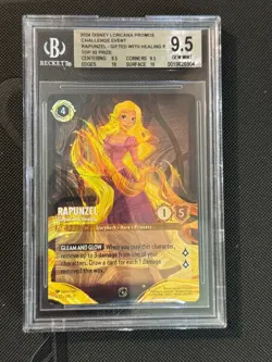 2024 Disney Lorcana Promos - Rapunzel - Challenge Event Top 32 Prize BGS 9.5 - Image 1